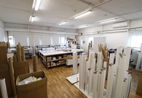 Budapest XIII. district Reitter Ferenc street 422sqm with street facade, heated storage, workshop, office for rent