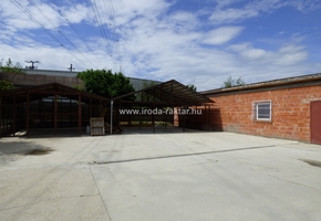 Pest county Üröm independent premise, 1250sqm large land with 270sqm large building, storage, workshop, office and 130sqm shed to let