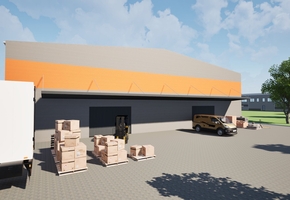 Pest county Szigetszentmiklós Leshegy industrial park 5000sqm land 2000sqm newly built storage for sale