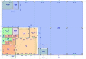 Pest county Érd on 4092sqm land 1135sqm building compplex, independent premise for rent