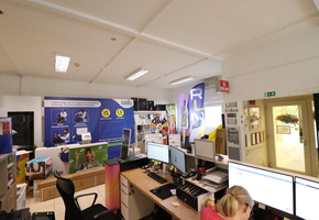 Budapest XIII. district Reitter Ferenc street 422sqm with street facade, heated storage, workshop, office for rent