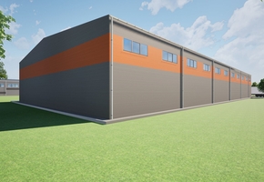 Pest county Szigetszentmiklós Leshegy industrial park 5000sqm land 2000sqm newly built storage for sale