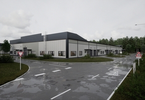 Pest county Vecsés in a newly built industrial condominium 433sqm large storage for sale