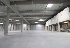 Pest county Vecsés newly built 11.496sqm large warehouse with docking gates on 26.024sqm land for sale