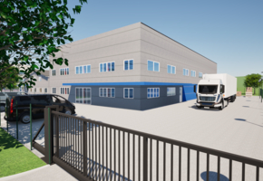 Pest county Szigetszenmtiklós on 2252sqm land newly buit 800sqm storage with 300sqm office and social block for sale