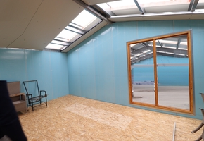 Pest county M0 east sector Pécel on 1100sqm land 400sqm sandwichpanel steel frame storage for sale