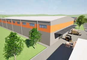 Pest county Szigetszentmiklós Leshegy industrial park 5000sqm land 2000sqm newly built storage for sale