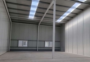Pest county Alsómmedi 340sqm newly built sandwichpanel storage for rent