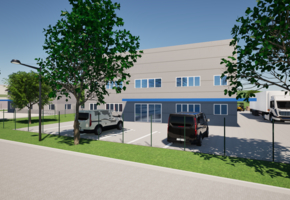 Pest county Szigetszenmtiklós on 2252sqm land newly buit 800sqm storage with 300sqm office and social block for sale