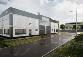 Pest county Alsónémedi 342sqm large newly built warehouse block for sale