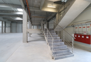 Pest county Vecsés newly built 11.496sqm large warehouse with docking gates on 26.024sqm land for sale