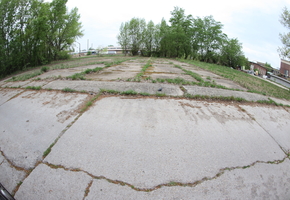 Budapest XXI. district Csepel north yard area with concrete surface for rent