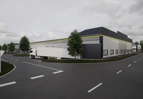 Pest county Vecsés in a newly built industrial condominium 250sqm large storage for sale