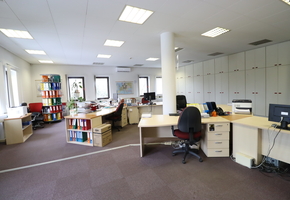 Pest county Alsónémedi 1025sqm large heated warehouse with ramp access, 194sqm office and social block to let